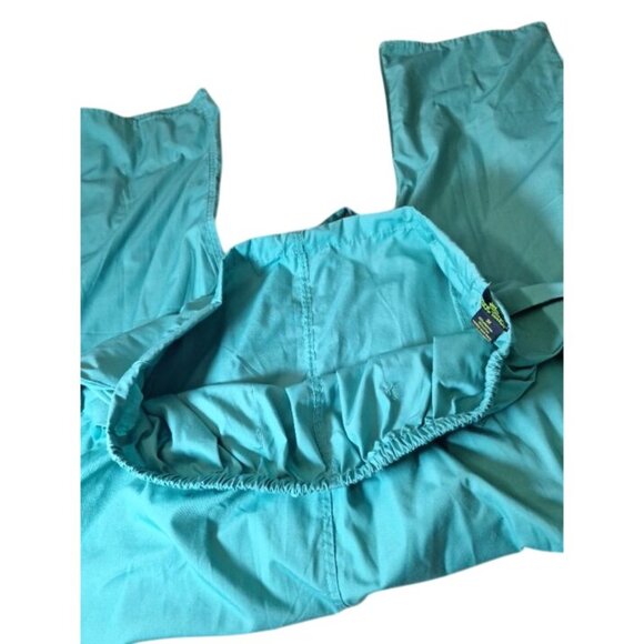 Natural Uniform Scrubs Top and Pants Set 3X Plus Size Cotton Blend 50 x 30 - Picture 5 of 16